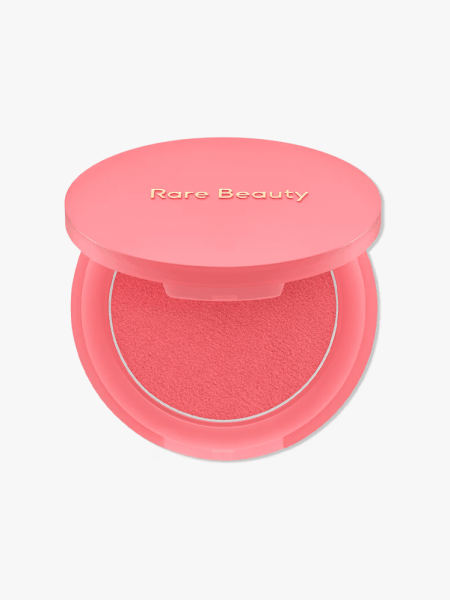 Rare Beauty Soft Pinch Matte Bouncy Blush in branded component on a light gray background
